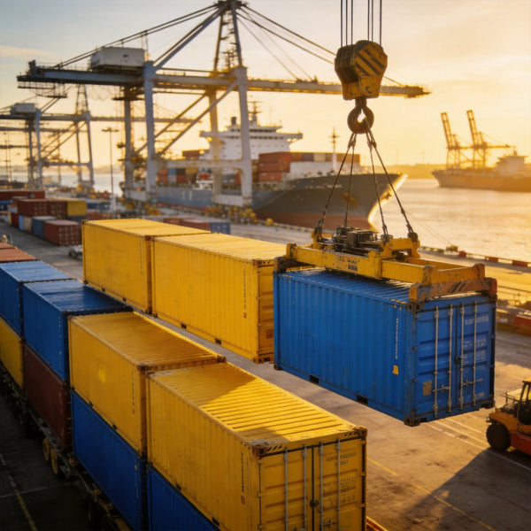 Container loading at port
